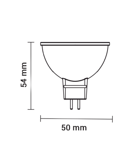 LED SPOT MR16 7W/12V 110° SMD 2700K