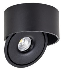 LED COB 20W DOWNLIGHT ROUND ROTATABLE BLACK AC85-265V 100LM/W CCT - BRIDGELUX