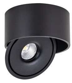 LED COB 30W DOWNLIGHT ROUND ROTATABLE BLACK AC85-265V 100LM/W CCT - BRIDGELUX