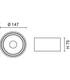 LED COB 20W DOWNLIGHT ROUND ROTATABLE WHITE AC85-265V 100LM/W CCT - BRIDGELUX