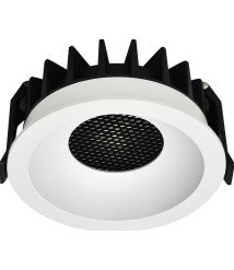 LED COB 15W DOWNLIGHT ROUND WHITE AC85-265V 100LM/W CCT - BRIDGELUX