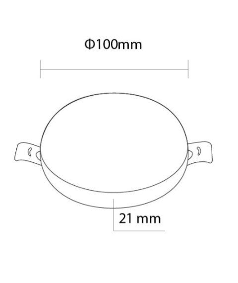 LED 36W SLIM MINI PANEL FRAMELESS ROUND 3CCT 100LM/W RA>80