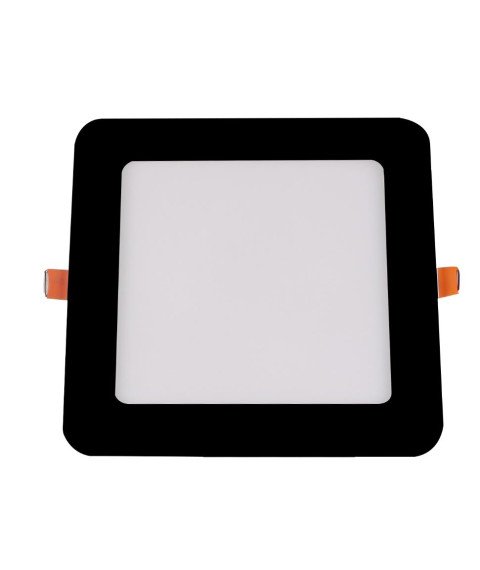 LED BUILT-IN 6W SLIM MODULE SQUARE AC85-260V 3CCT BLACK