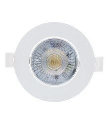 LED DOWNLIGHT 3W-5W-7W BUILT-IN ROUND AC220-240V CCT-SELECTABLE POWER-SELECTABLE WHITE