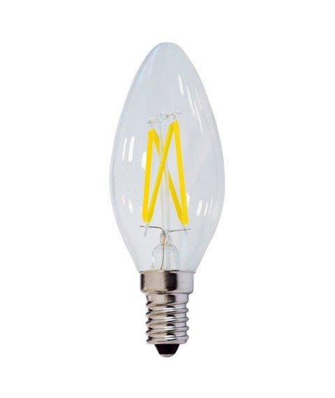 LED CANDLE C35 4W 400LM E14 175-265V 2700K FILAMENT