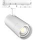 LED TRACK LIGHT 20W/25W/30W CCT-(3000K/4000K/5000K) BRIDGELUX COB CRI>90 90LM/W 220-240V - WHITE BODY