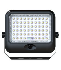 LED SOLAR FLOODLIGHT 3300LM 10Ah CCT IP65 + SENSOR - REMOTE CONTROL 12W