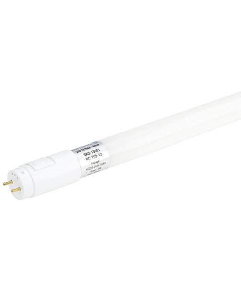 LED TUBE T8 GLASS 9W 60CM 175-265V 900LM 3CCT Ra>80