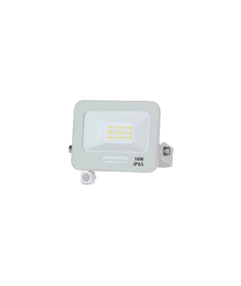 LED SMD FLOODLIGHT WHITE 10W 90lm/W AC180-265V 120° IP65 4000K + SENSOR - 15cm CABLE LED SMD FLOODLIGHT WHITE 10W 90lm/W AC180-265V 120° IP65 4000K + SENSOR - 15cm CABLE