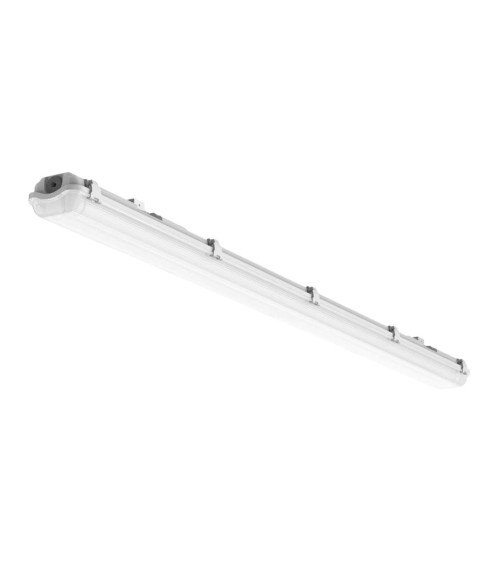 FIXTURE FOR ONE SIDE POWER LED TUBE T8 1*60CM IP65 WITH SS CLIPS