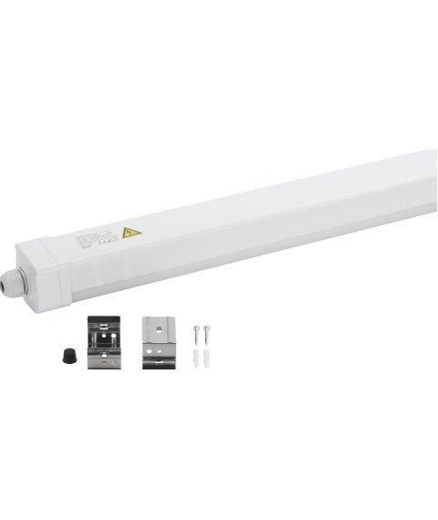 LED TRI-PROOF FIXTURE 20W 60CM IP65 2400LM 4000K IK08 - LINKABLE
