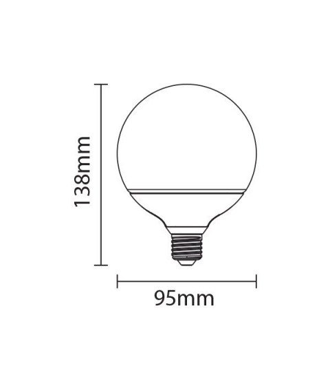 LED BULB E27 G120 15W 1320LM 175-265V 2700K LED BULB E27 G120 15W 1320LM 175-265V 2700K