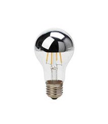 LED BULB A60 7W 800LM 2700K E27 175-265V HALF SILVER GLASS LED BULB A60 7W 800LM 2700K E27 175-265V HALF SILVER GLASS