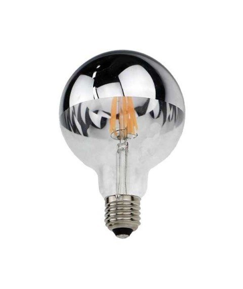 LED BULB G95 7W 800LM 2700K E27 175-265V HALF SILVER GLASS LED BULB G95 7W 800LM 2700K E27 175-265V HALF SILVER GLASS