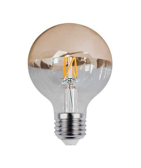 LED BULB G95 7W 800LM 2700K E27 175-265V HALF GOLDEN GLASS