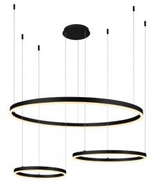 LED Pendant Lamp 70W Sand Black