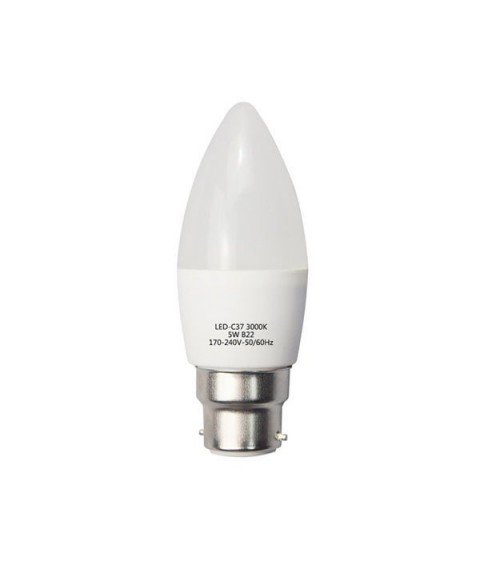 LED CANDLE C35 B22 6W 170-240V 6000K