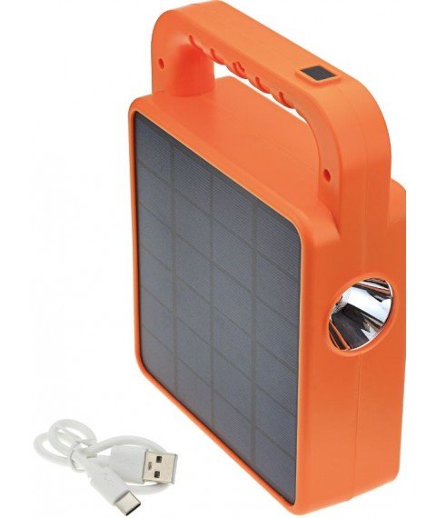 Solar Portable Bluetooth Speaker+Lamp Yellow