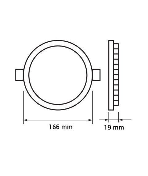12W LED BUILT-IN MODULE ROUND AC180-260V 4500K - WITH DRIVER 12W LED BUILT-IN MODULE ROUND AC180-260V 4500K - WITH DRIVER