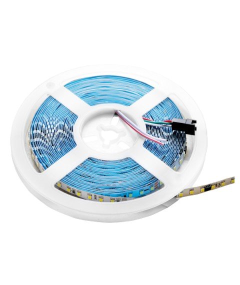 LED STRIP RUNNING WATER EFFECT SMD2835 126LEDS/m 4.8W/M 3000K SET(ADAPTER+CONTROLLER) - 5m