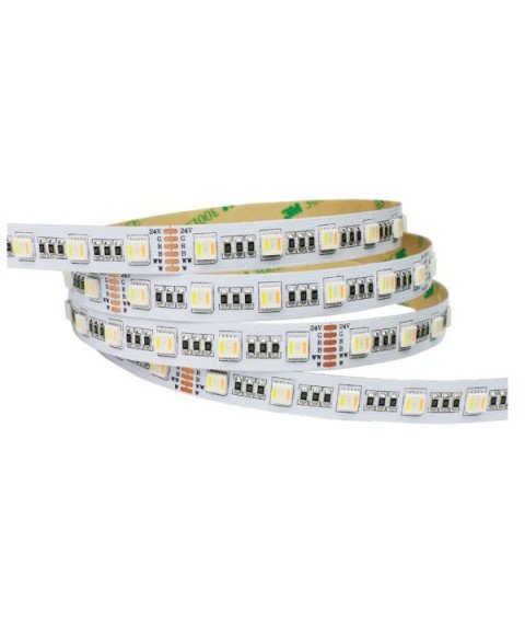 LED STRIP RGB+WH+WW 60L/M 24V 12MM 9.5W/M 600LM/M IP20