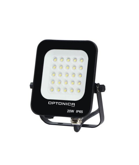 LED SMD FLOODLIGHT BLACK 20W 1800LM AC220-240V 90° IP65 2700K