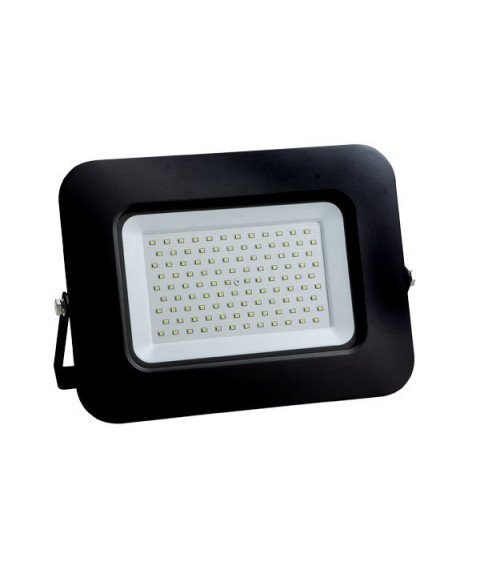 LED SMD FLOODLIGHT BLACK EPISTAR 100W AC170-265V 150° IP65 4500K 70CM CABLE