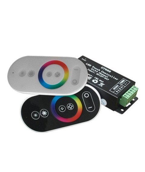 REMOTE CONTROL LED STRIP RGB MINI 216W 18A - TOUCH CONTROLLER WHITE