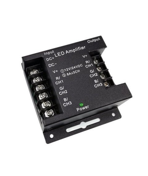 LED STRIP RGB AMPLIFIER,  IRON SHELL