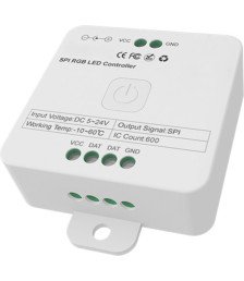 DIGITAL LED STRIP CONTROLLER WWA DC5-24V SPI-Signal for SKU:4493