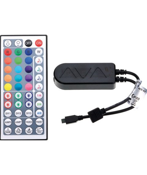 IR 44KEYS RGB TUYA SMART WIFI-BLE MUSIC CONTROLLER DC12-24V