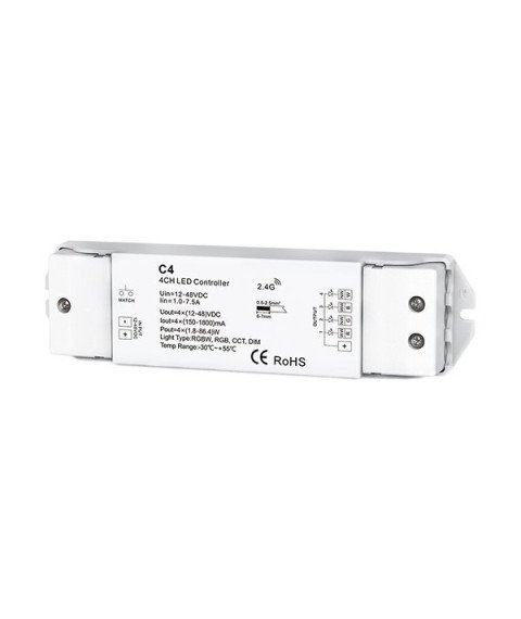 LED RGB/RGBW CONTROLLER 4CH 4*300mA C4 CONSTANT CURRENT