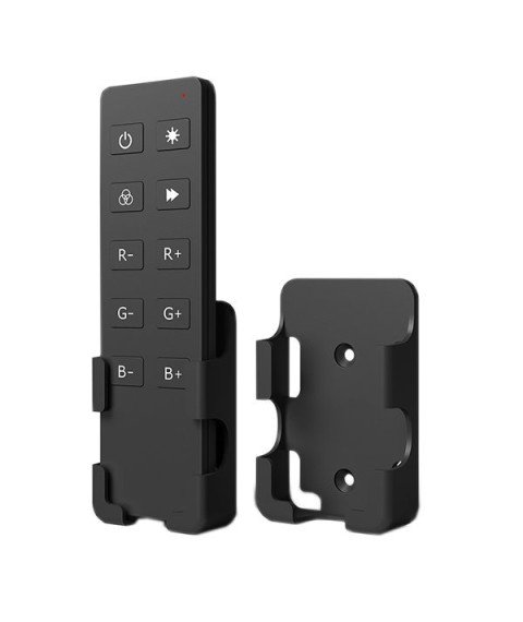 BLACK WALL MOUNTED HOLDER FOR REMOTE CONTROL BLACK WALL MOUNTED HOLDER FOR REMOTE CONTROL