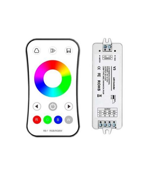 LED RGB DIMMING REMOTE CONTROL SET RF 2.4G 3CH 3*4A V3
