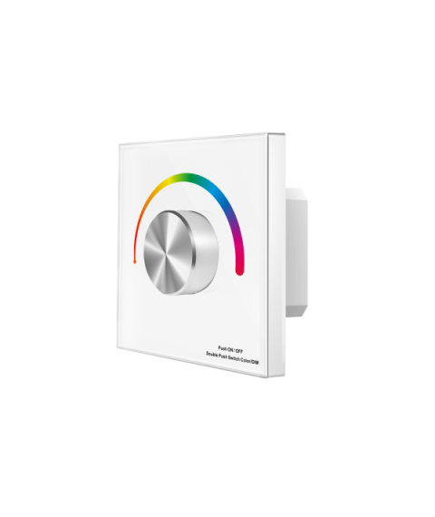 LED RGB CONTROLLER T3-K WHITE 12-24VDC 3CH*4A, MAX 12A 244W/488W(12V/24V)