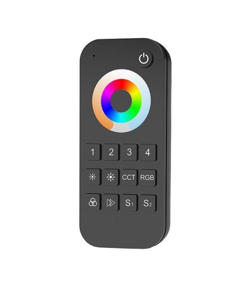 RGB+COLOUR TEMPERATURE REMOTE CONTROL RT10 4 ZONES - BLACK