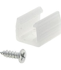 FIX CLIP WITH SCREW 15 x 10.5mm