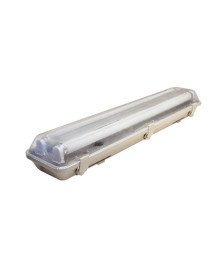 FIXTURE FOR ONE SIDE POWER LED TUBE T8 2*120CM IP65