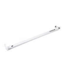 FIXTURE FOR ONE SIDE POWER LED TUBE T8 2*120CM IP20  - FIXTURE ONLY