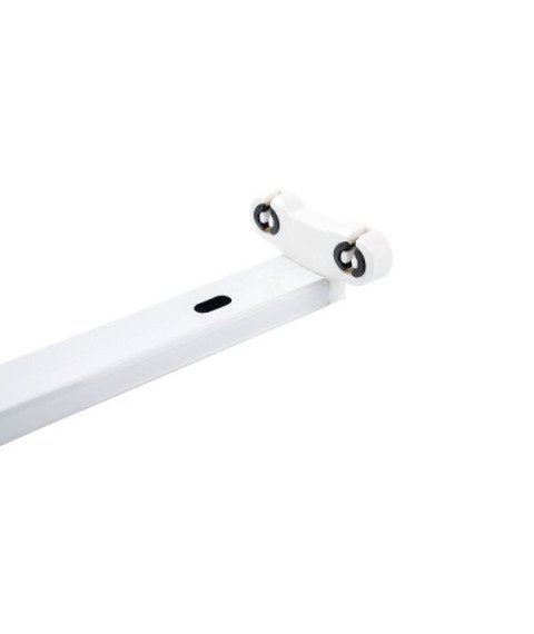 FIXTURE FOR ONE SIDE POWER LED TUBE T8 2*120CM IP20 - FIXTURE ONLY FIXTURE FOR ONE SIDE POWER LED TUBE T8 2*120CM IP20 - FIXTURE ONLY