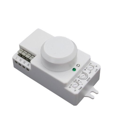 MICROWAVE SENSOR IP20 AC110-240V 5.8 Ghz 180°/300° MICROWAVE SENSOR IP20 AC110-240V 5.8 Ghz 180°/300°