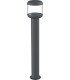 LAWN LAMP ALUMINIUM CLEAR PC E27 SOCKET 220-240V IP54