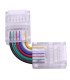 6-Pin L Shapes Connector for  12mm RGBCCT  LED Light Strip