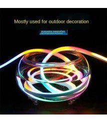 AC110V/220V High-Grade Single Color RGB Color Changing LED Neon Flexible Tube Strip For Edge lighting Track lighting