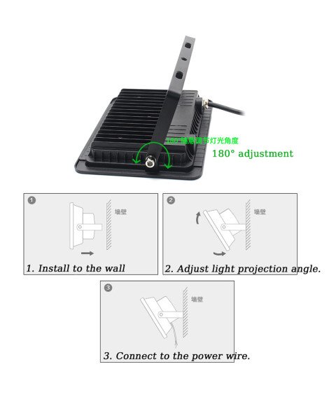 ULTRA VIOLET LED FLOOD LIGHT OUTDOOR AC Power 30W