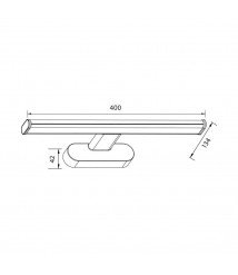 LED BATHROOM FIXTURE ARBA 8W ∙ 4000K ∙ IP44