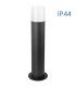 KYOTO/PS 1xE27 BLACK GARDEN POLE LIGHT 230V, 80CM