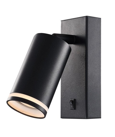 WALL SPORLIGHT WITH SWITCH KING ∙ SP718 ∙ BLACK