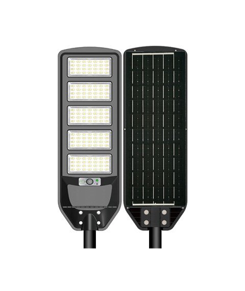 LED SOLAR STREET LIGHT 1800LM 12Ah IP65 + REMOTE CONTROL - 18W