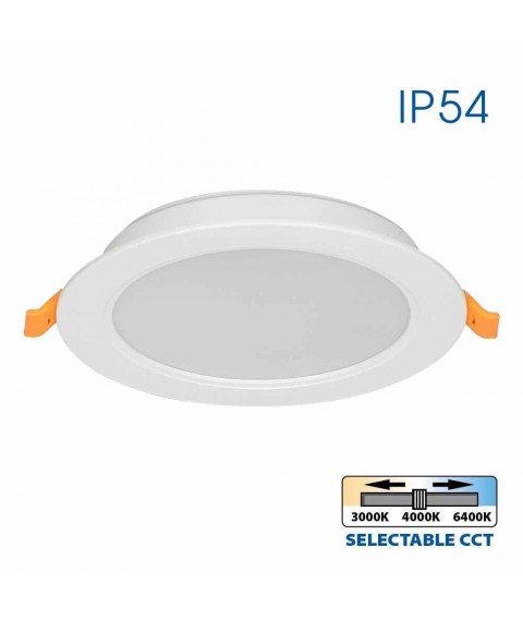 LED DOWNLIGHT VERA LED ∙ 12W ∙ CCT DIP-SWITCH ∙ 3000K-4000K-6400K ∙ IP54 LED DOWNLIGHT VERA LED ∙ 12W ∙ CCT DIP-SWITCH ∙ 3000K-4000K-6400K ∙ IP54